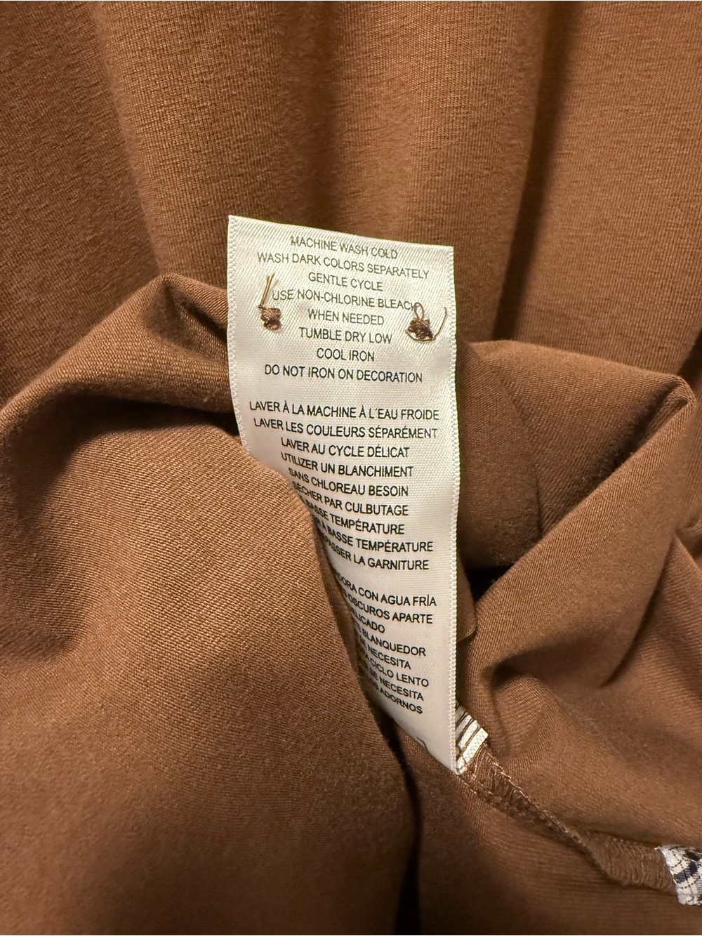 Ben Sherman The Original Men's Polo Shirt - Brown Classic Fit Short-Sleeve Polo - Picture 7 of 7